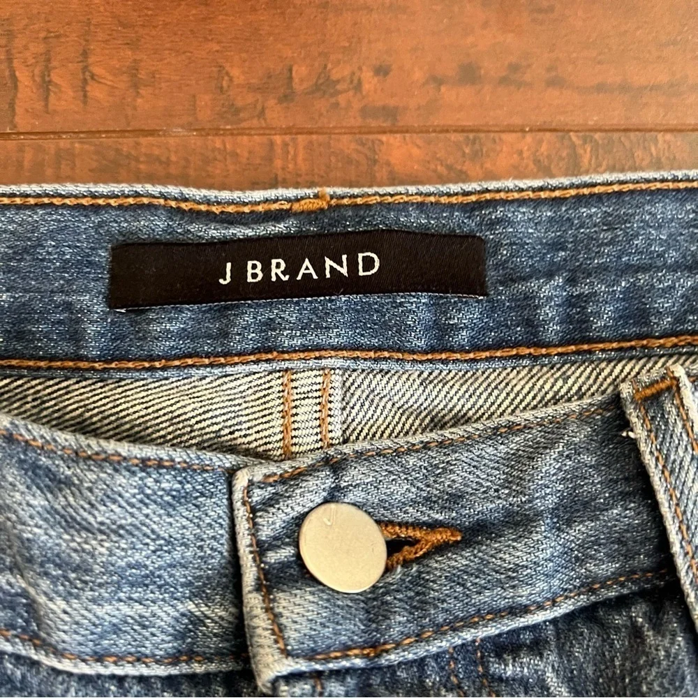 J BRAND Denim Mini Skirt Button Fly Size 26